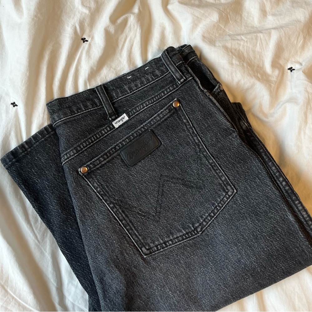 Wrangler Wanderer Black Flare Jeans